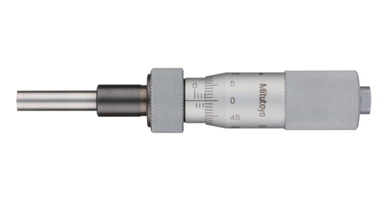 Einbaumessschraube 0-25mm flach ohne Klemmmutter und Ratsche