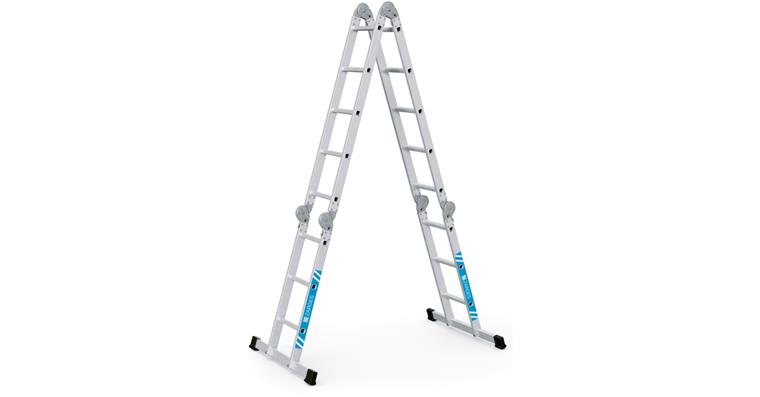 1085888104 Vielzweckleiter MutliTec M gebördelt 2x3 + 2x5 Sprossen 4-teilig