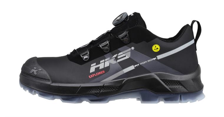 Sicherheits-Halbschuh Explorer Black BOA S3S ESD Gr.47