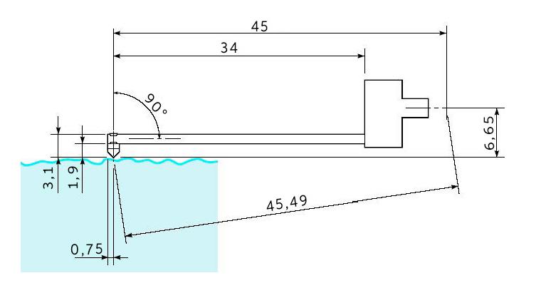Tastarm für W40 TS1 KE2/90D T1.9 D4/30