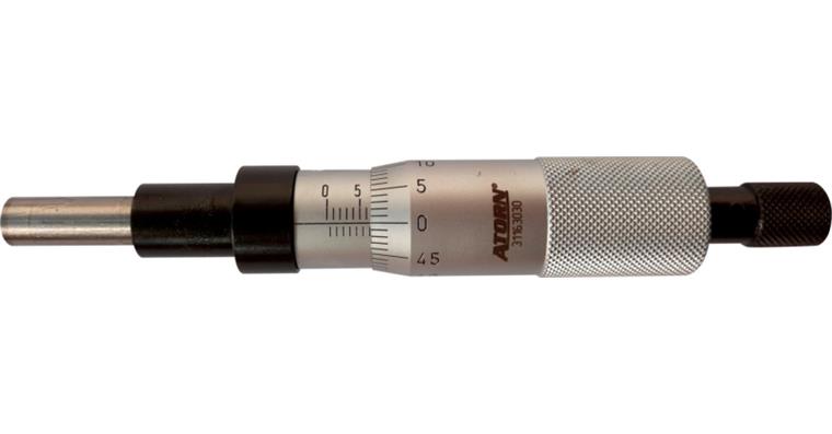 1031724201 ATORN micrometer head with non-rotating spindle, measuring range 0-25 mm