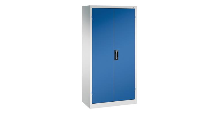 Akku-Ladeschrank Acurado, 15 Steckdosen, H1950xB930xT500mm RAL 7035/5010