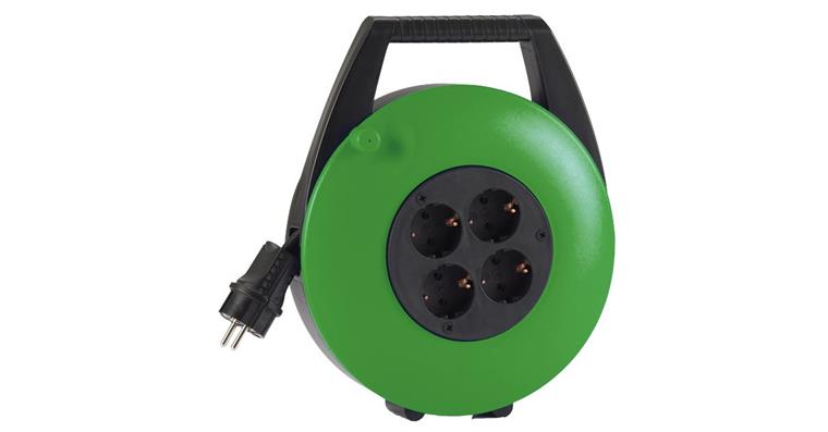 1088213101 Kabelbox mit 10m PVC-Leitung H05VV-F 3G1,5 in grün/schwarz