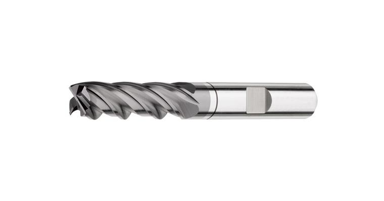 VHM HPC-Schaftfräser Classic  35/38° TiAlN freigestellt  Gr.XL HB Z4 Ø 8mm