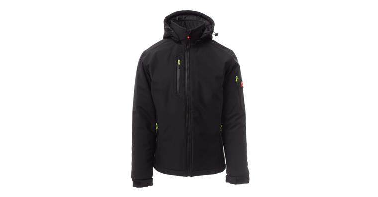Winter-Softshell-Jacke Creek Pad schwarz Gr.XXS