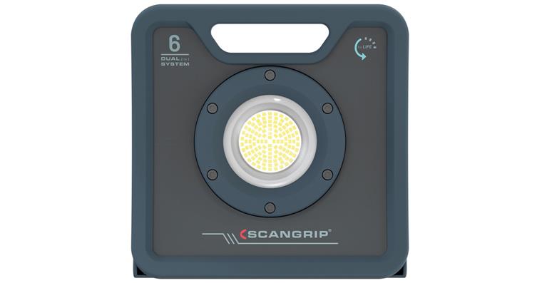 Langlebige Akku-Arbeitsleuchte NOVA 6 C+R for LIFE mit 6000 Lumen