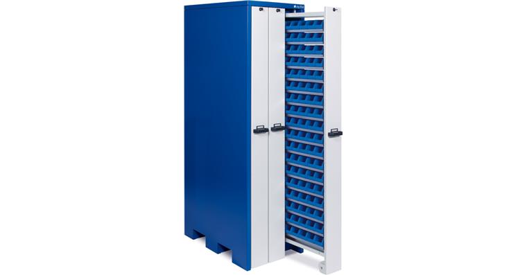 1085339101 Werkzeugschrank für Kleinteilelagerung 3 Vertikalauszüge 660x1050x2140mm 5010