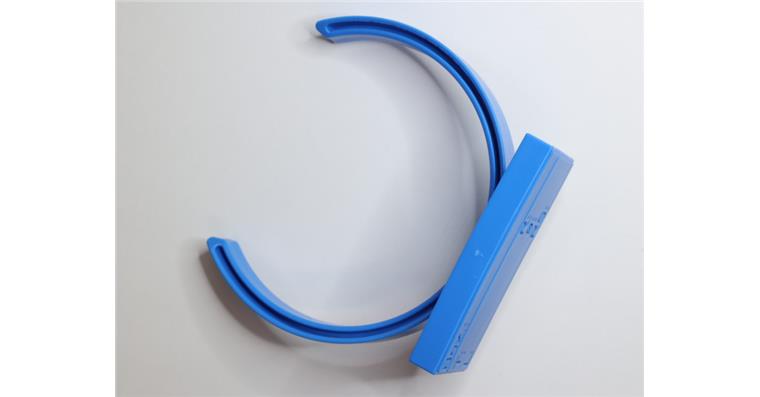 1021195252 EASYTAG Datenhalter Zoller BT50 blau mit Standartschild