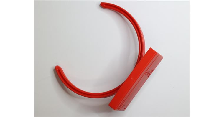 1021195212 EASYTAG Datenhalter Zoller SK 50/HSK 100 rot mit Standartschild