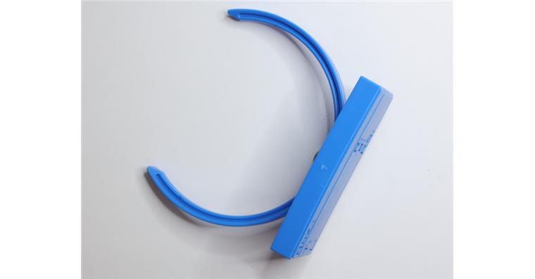 1021195225 EASYTAG Datenhalter Zoller HSK 80 blau mit Standartschild