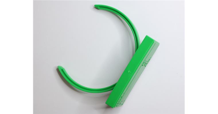 1021195226 EASYTAG Datenhalter Zoller HSK 80 grün mit Standartschild
