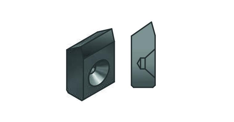 Hartmetall-Mitnehmer-Platten, 6x3,2, Spann-Ø 20-32 Rechts- oder Linkslauf