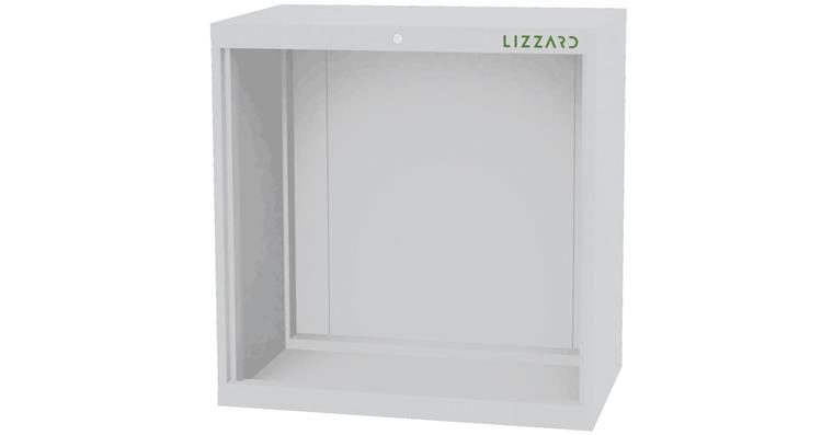 Lizzard Schrankgehäuse leer, B900xT575xH1020mm RAL 7035