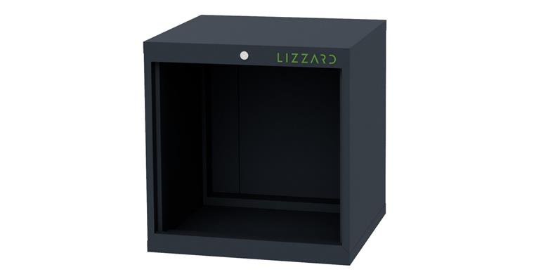 Lizzard Schrankgehäuse leer, B600xT575x H620mm RAL 7016