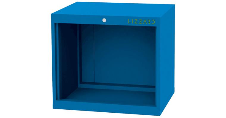 Lizzard Schrankgehäuse leer, B700xT575xH620mm RAL 5012