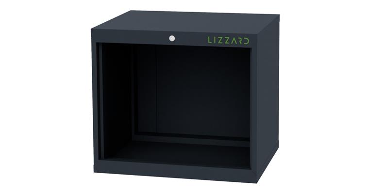 Lizzard Schrankgehäuse leer, B700xT575xH620mm RAL 7016