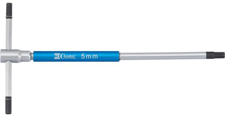 6kant-Stiftschlüssel mit T-Griff 180x90 mm SW 5,0