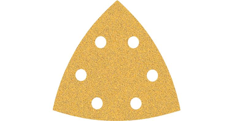 Edelkorund Schleifpapier für Delta-Schleifer 6 Stk. Korn 60/120/240