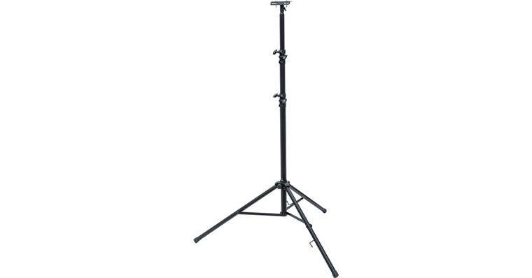 1088065102 Bau Teleskop Stativ ST 302 schwarz mit Querträger