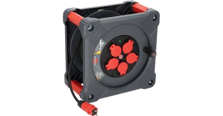 1088202404 Professional Baustellen-Kabeltrommel KA 5100 5 IP44, 50m H07RN-F 3G1,5