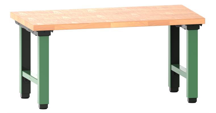 1082042303 Arbeitstisch Quattro komplett 1500x800x725-1225 mm