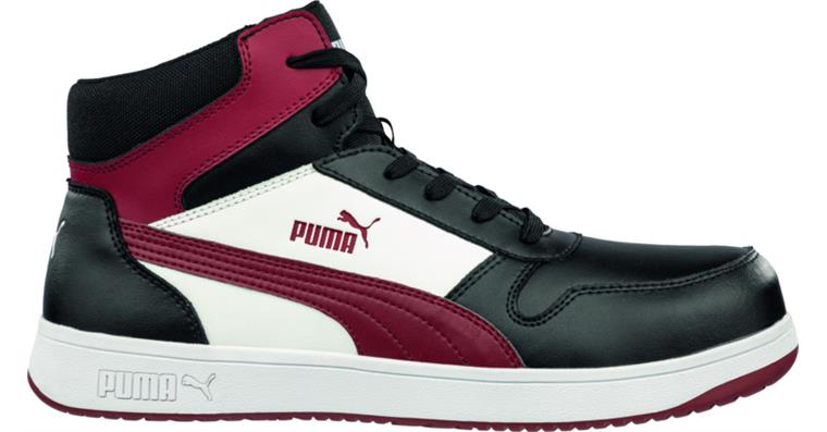 Sicherheits-Stiefel Frontcourt black/white/red Mid S3L Gr. 39