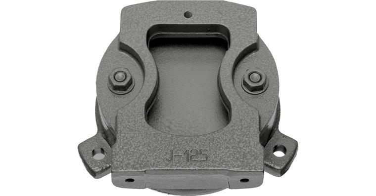 1053573404 ATORN Drehuntersatz für 100 mm Parallel-Schraubstock, Farbe grau