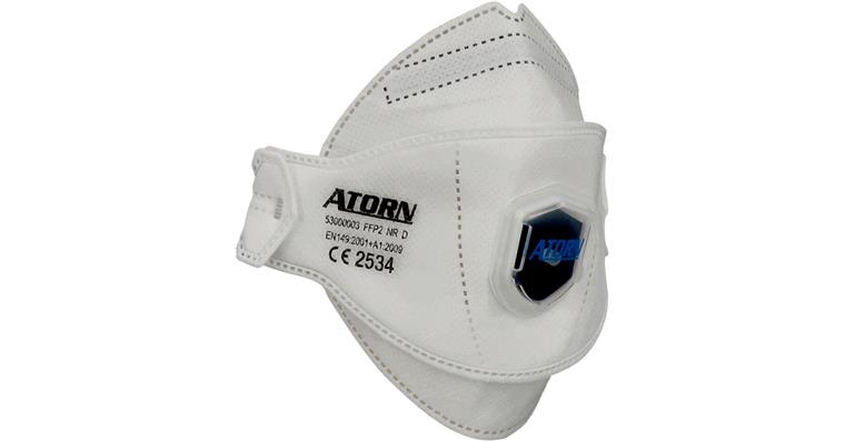1093009842 ATORN A-Mask 3 respirator, FFP2, folding, with valve, pack of 15 pieces