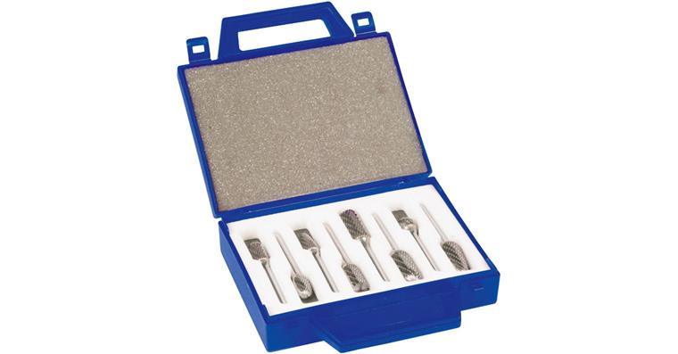 ATORN carbide burs, 6 mm, 8 pieces, cut 6