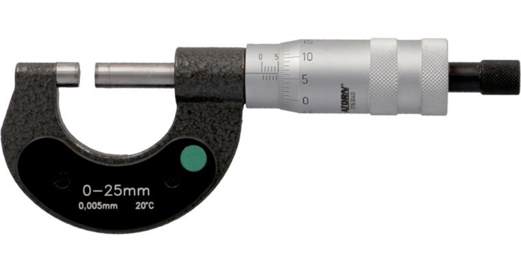 ATORN Bügelmessschraube mit nichtdrehender Spindel Messbereich 25-50 mm