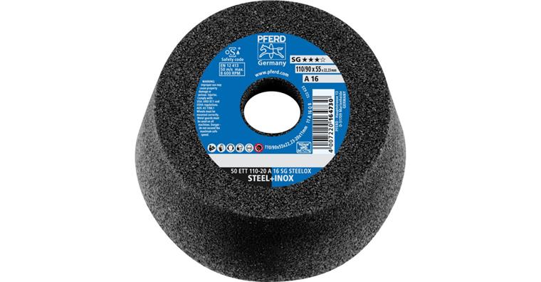 Schleiftopf SG STEELOX ETT 110x20x22,23 mm