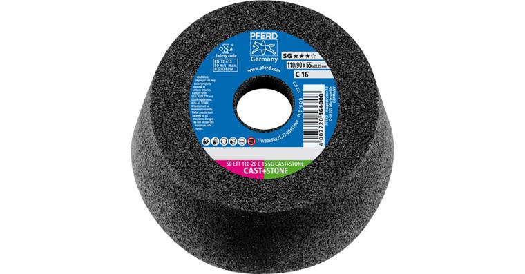 Schleiftopf SG CAST+STONE ETT 110x20x22,23 mm