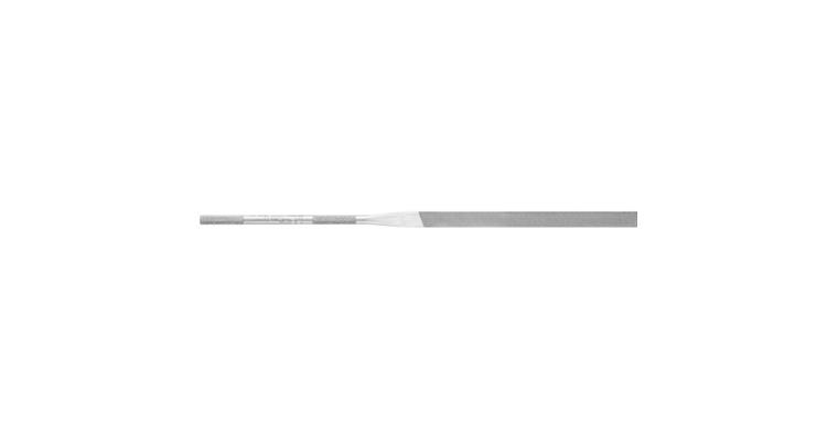 Precision needle file, flat, shaft dia. 3 mm L=140 mm S-cut 1