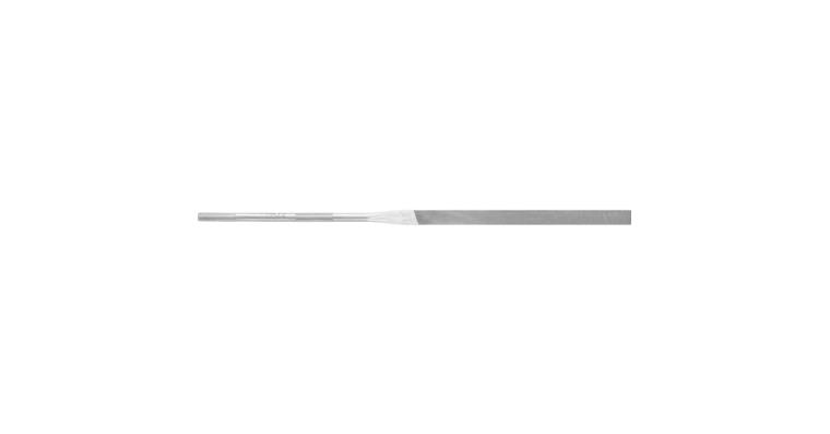 Precision needle file, flat, shaft dia. 3.25 mm L=160 mm S-cut 0