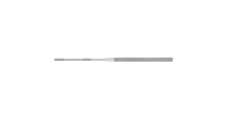 Precision needle file, flat, shaft dia. 3.25 mm L=160 mm S-cut 2