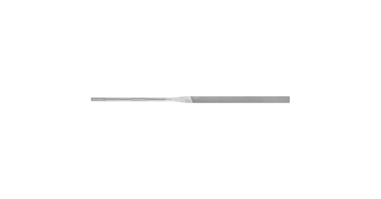 Präzisions-Nadelfeile Flachstumpf 180mm Schweizer Hieb 0, grob