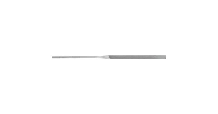 Precision needle file, flat, shaft dia. 3.75 mm L=200 mm S-cut 2