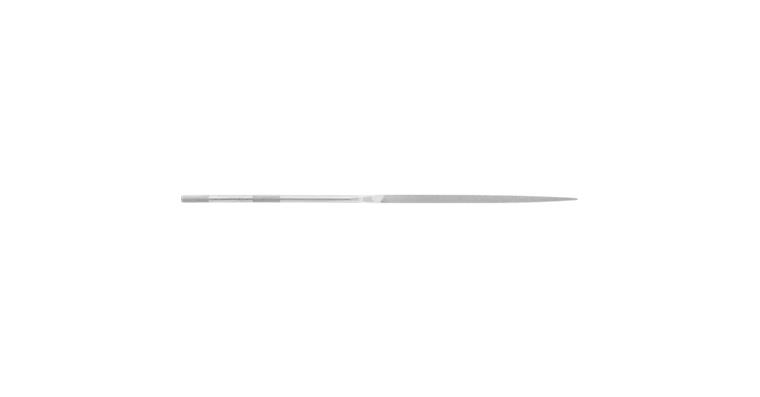 Precision needle file, triangular, shaft dia. 3.75 mm L=200 mm S-cut 00