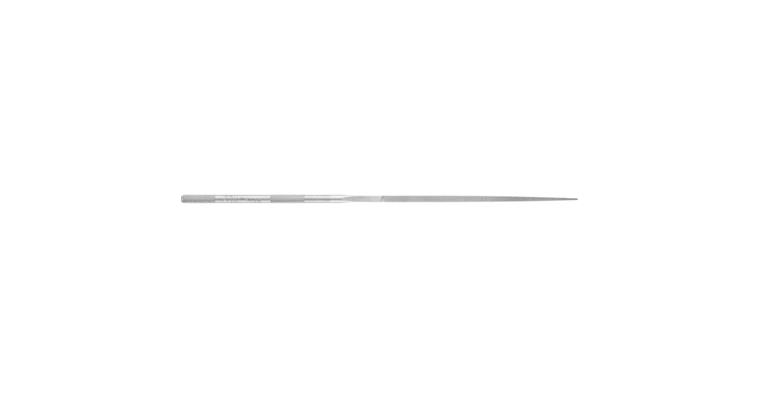 Precision needle file, square, shaft dia. 3.25 mm L=160 mm S-cut 0