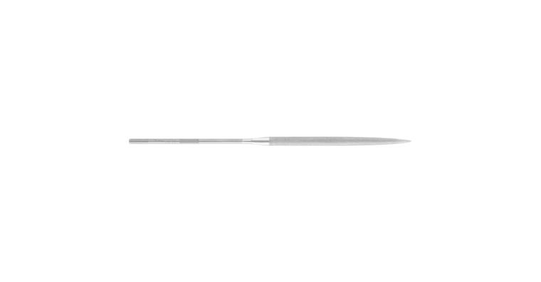 Precision needle file, half-round, shaft dia. 3.75 mm, L=200 mm, Swiss cut 2
