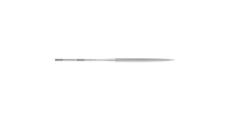 Precision needle file, half-round, shaft dia. 3.75 mm, L=200 mm, Swiss cut 3
