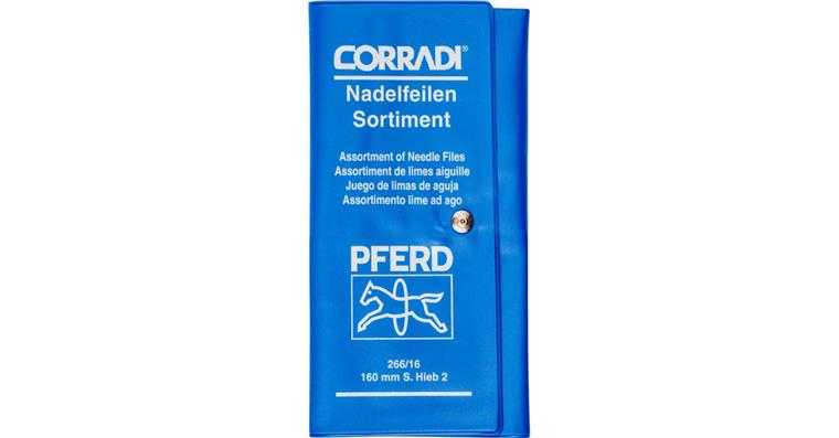 Präzisions-Nadelfeilen-Satz 12-tlg. Rolltasche 160mm Schweizer H2 mittelfein