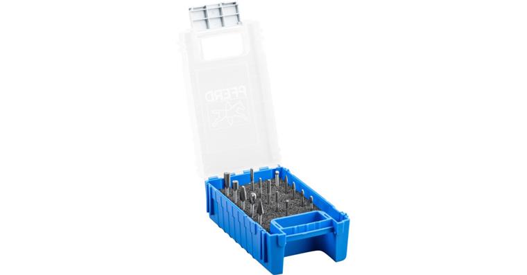 1044233101 HM-Frässtift-Satz 15teilig Schaft-Ø 3 mm Zahnung 5 in Klarsichtbox