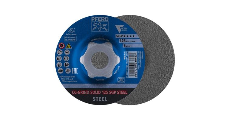 1044610105 Grinding disc, CC-GRIND, SOLID SGP steel, Victograin, dia. 125 mm