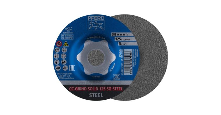Schleifscheibe CC-GRIND SOLID CO-COOL SG STEEL 125x22,23 mm