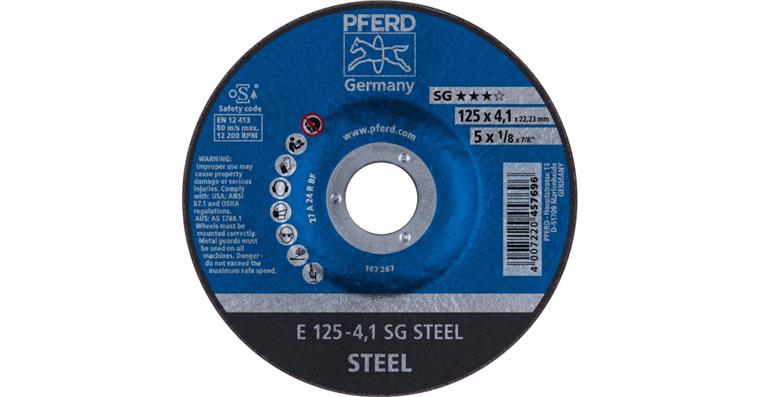 1001433409 Schruppscheibe SG STEEL E 125x4,1x22,23 mm