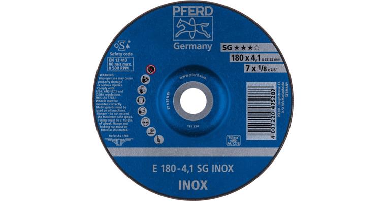 1001447734 Schruppscheibe SG INOX E 180x4,1x22,23 mm