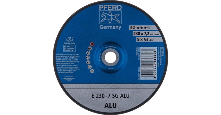Schruppscheibe SG ALU E 230x7,2x22,23 mm