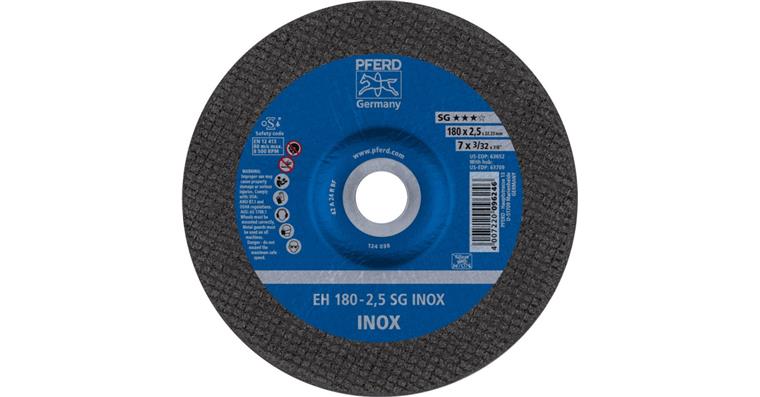 Trennscheibe SG INOX gekröpft EH 180x2,4x22,23 mm