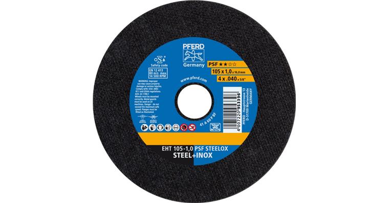 Trennscheibe PSF STEELOX gerade EHT 105x1,0x16 mm